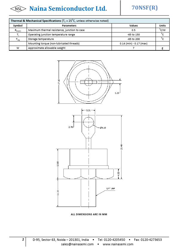 70NSF100