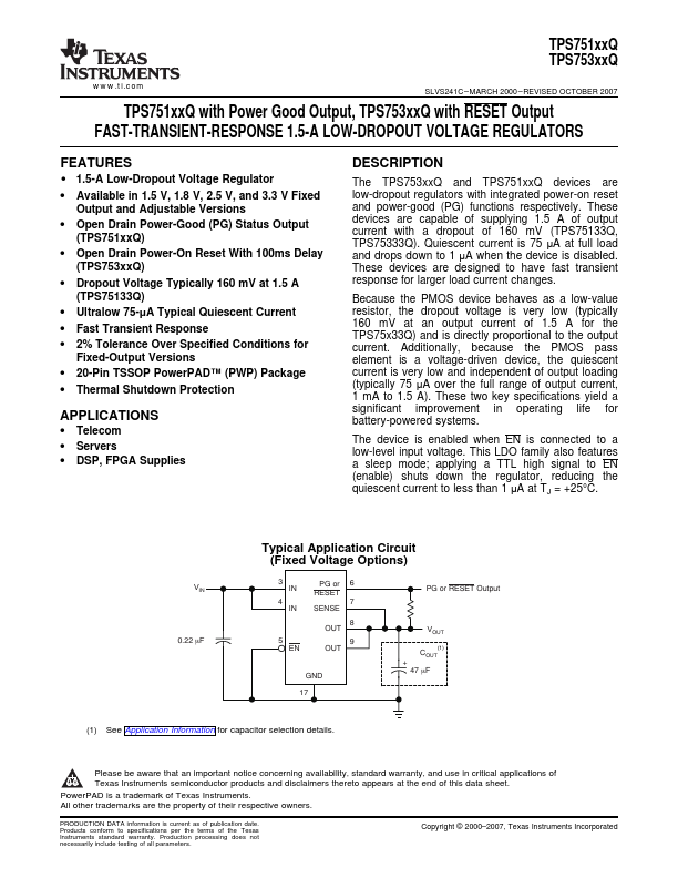 TPS75101Q