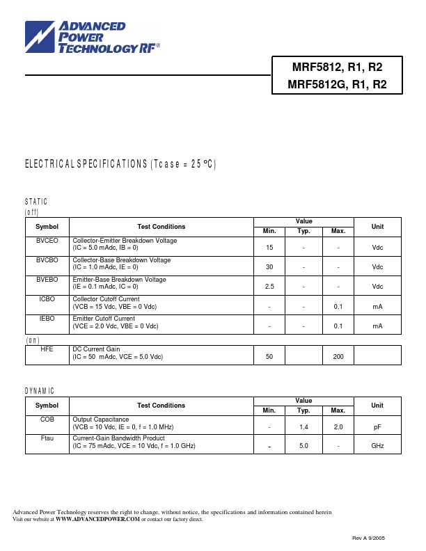 MRF5812G