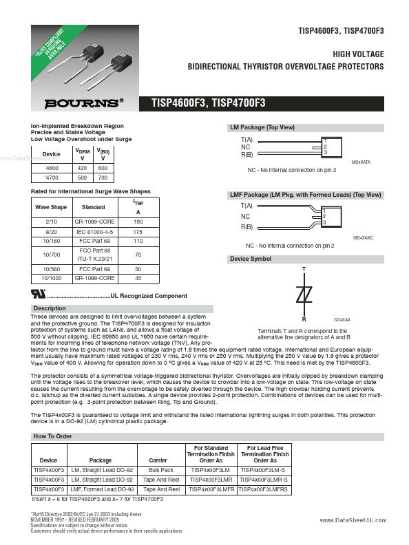 TISP4700F3