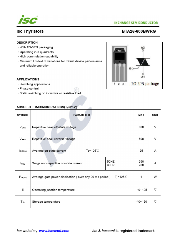 BTA26-600BWRG