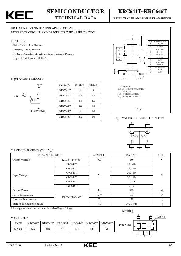 KRC641T