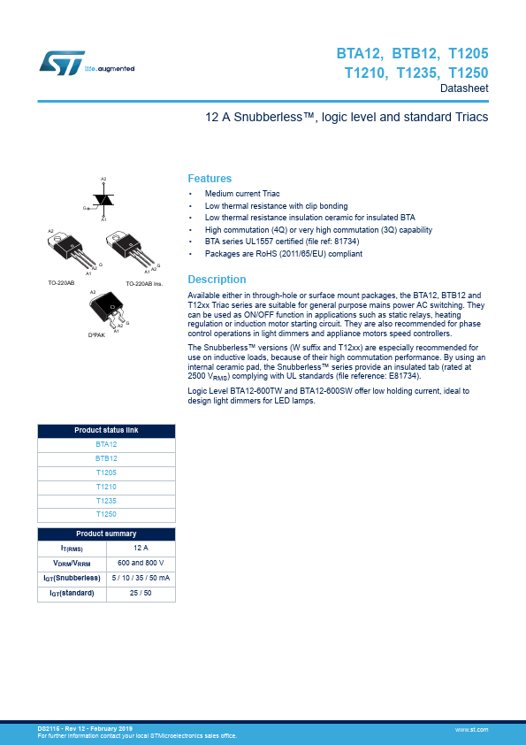 BTB12-600TW