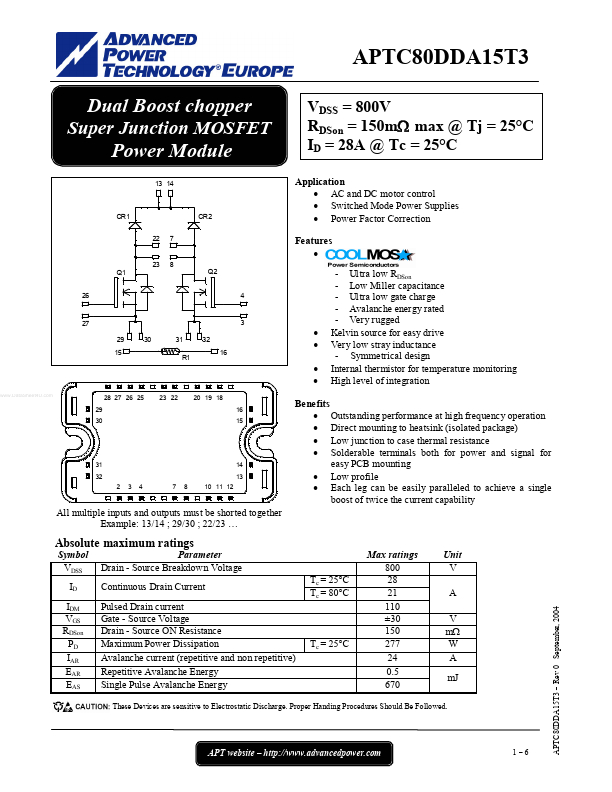 APTM120DDA57T3