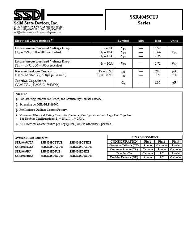 SSR4045CTJ