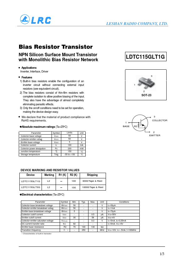 LDTC115GLT1G