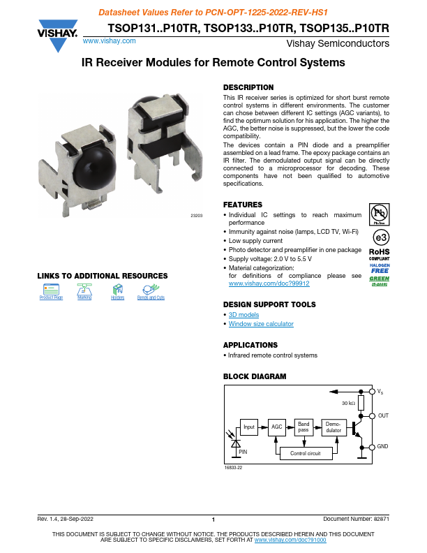 TSOP13133P10TR