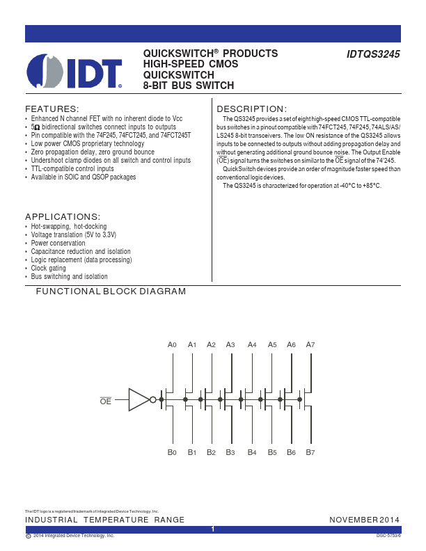 IDTQS3245