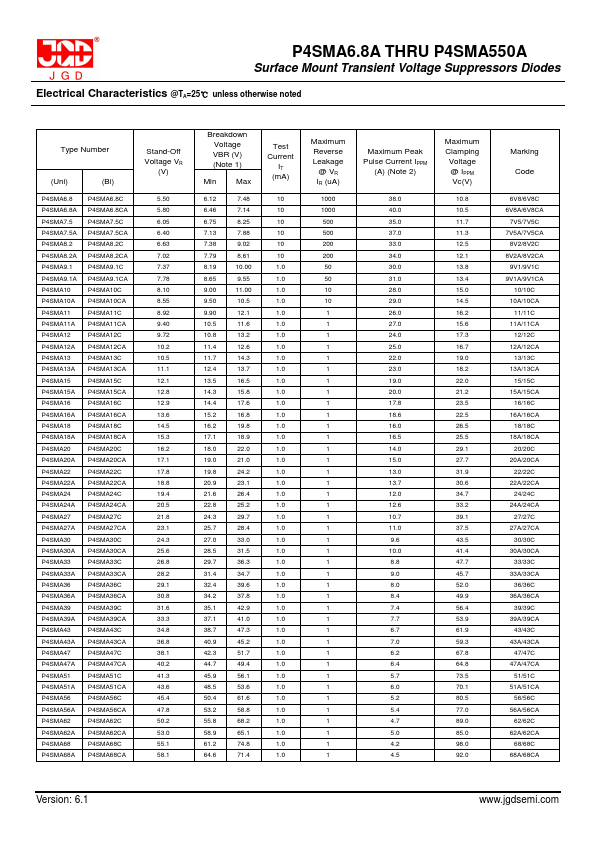 P4SMA18CA