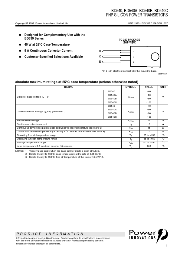 BD540A