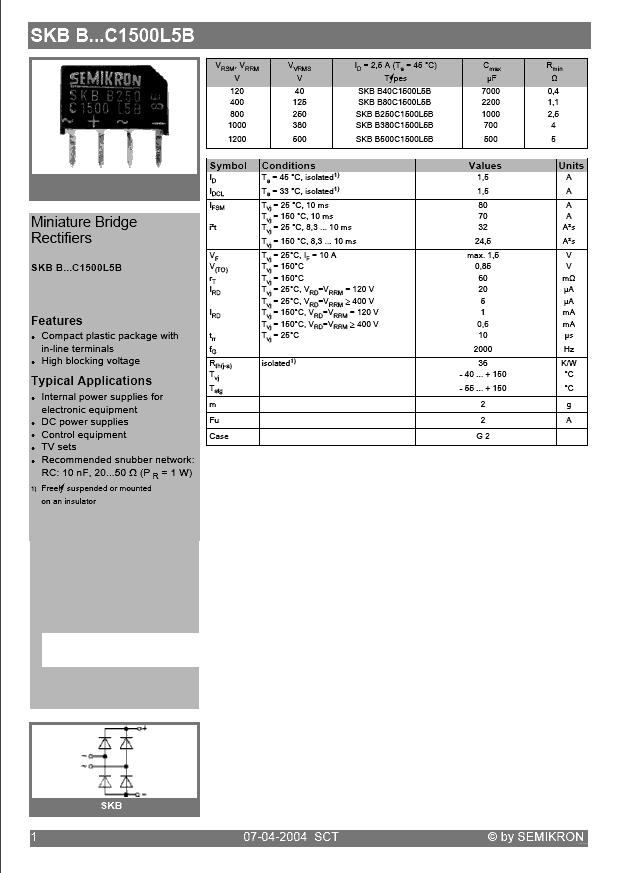 SKBB380C1500L5B