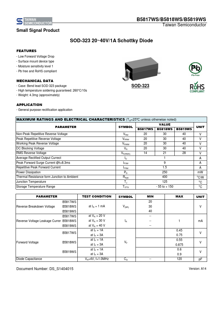 B5819WS