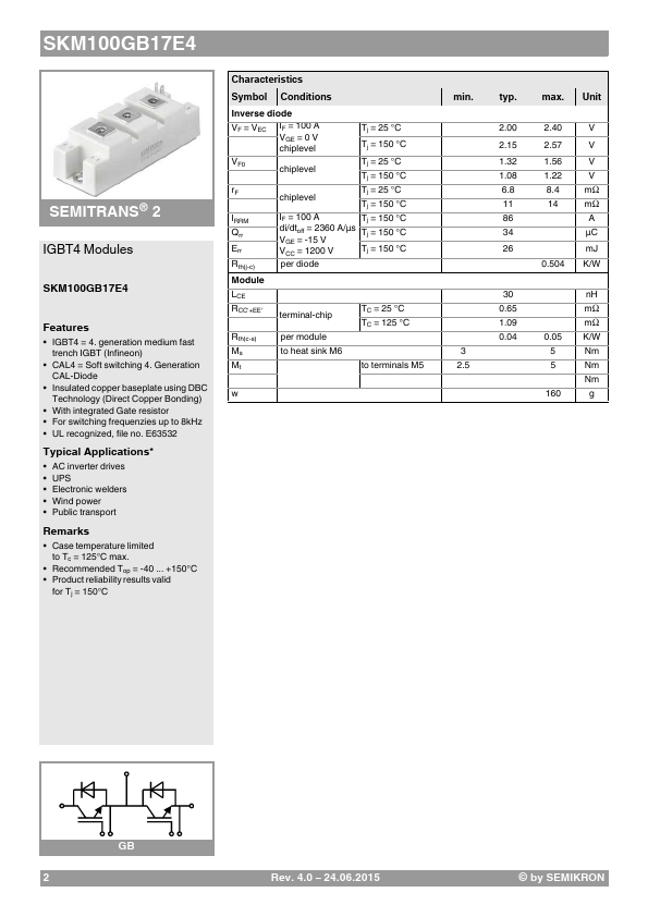 SKM100GB17E4