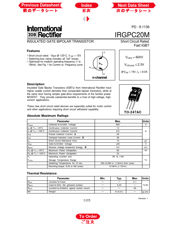 IRGPC20M