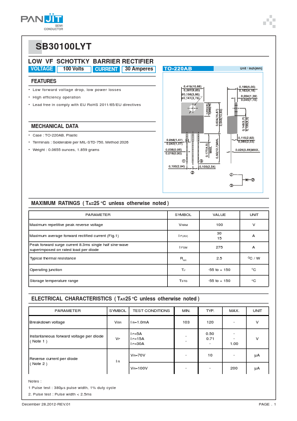 SB30100LYT