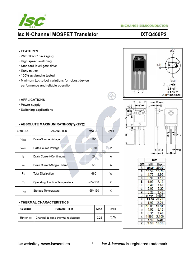 IXTQ460P2