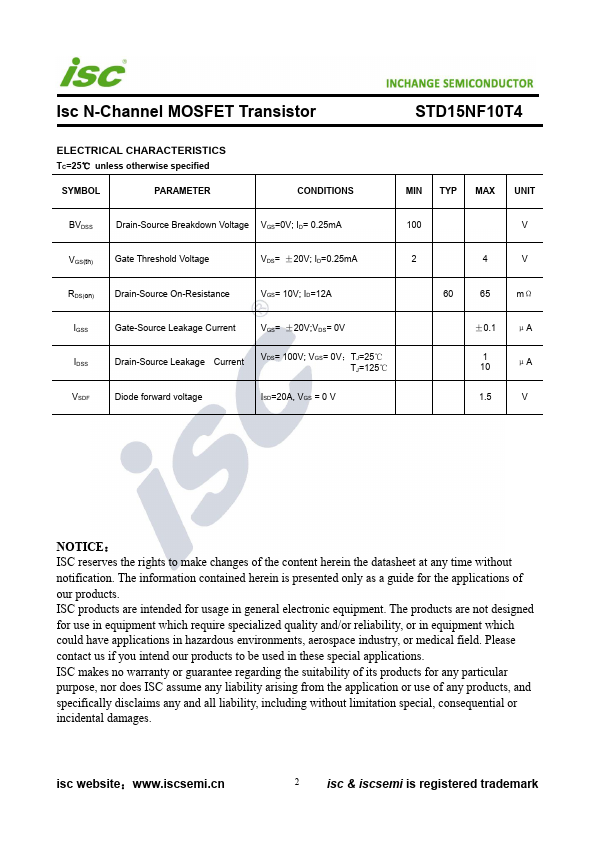 STD15NF10T4