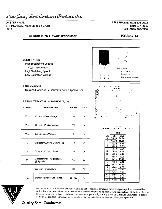 KSD5703