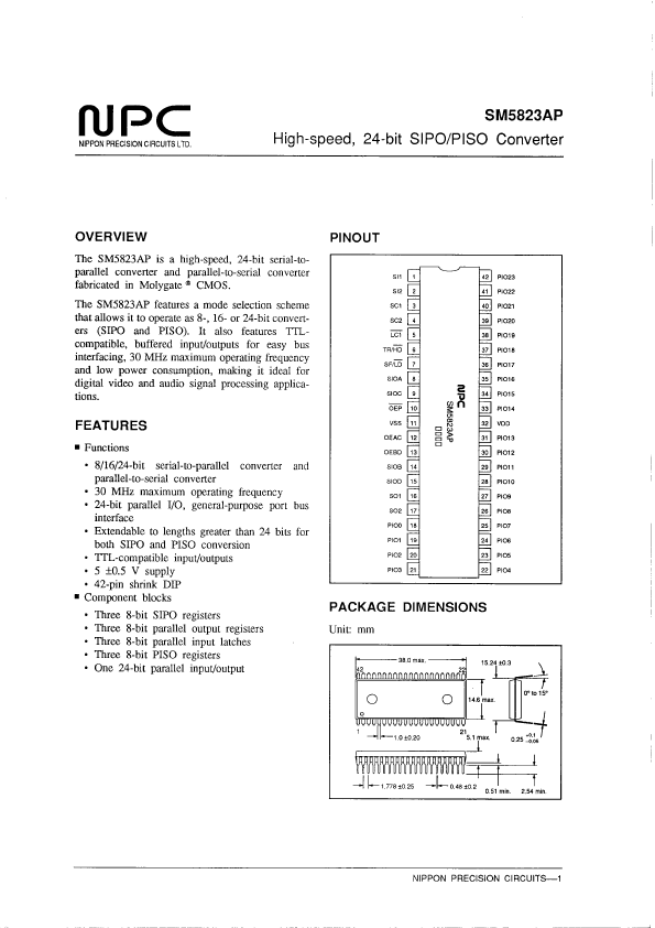 SM5823AP