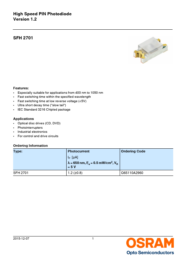 SFH2701