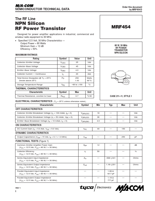 MRF454