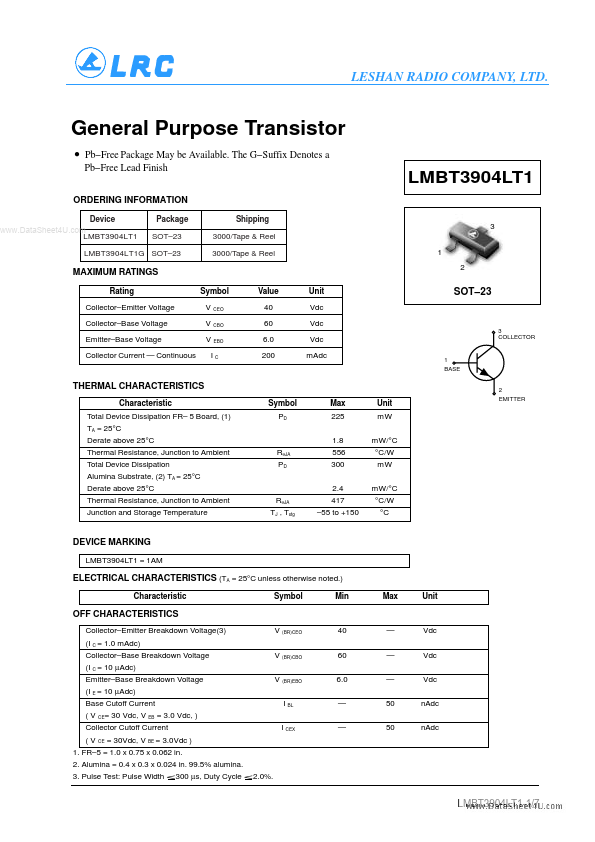 LMBT3904LT1