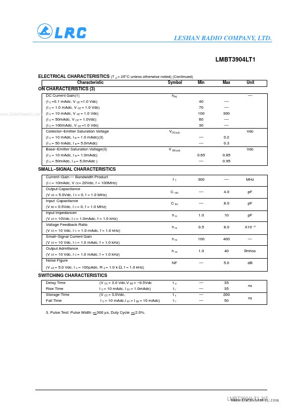 LMBT3904LT1