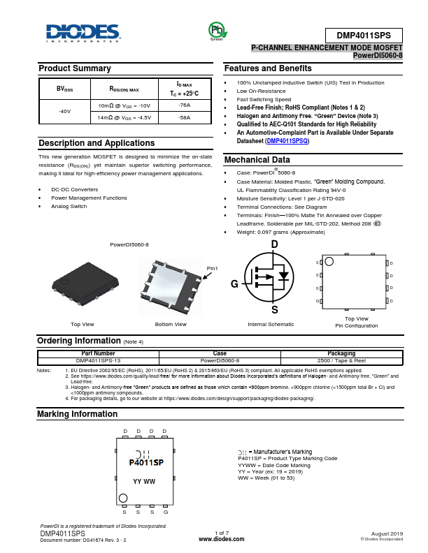 DMP4011SPS