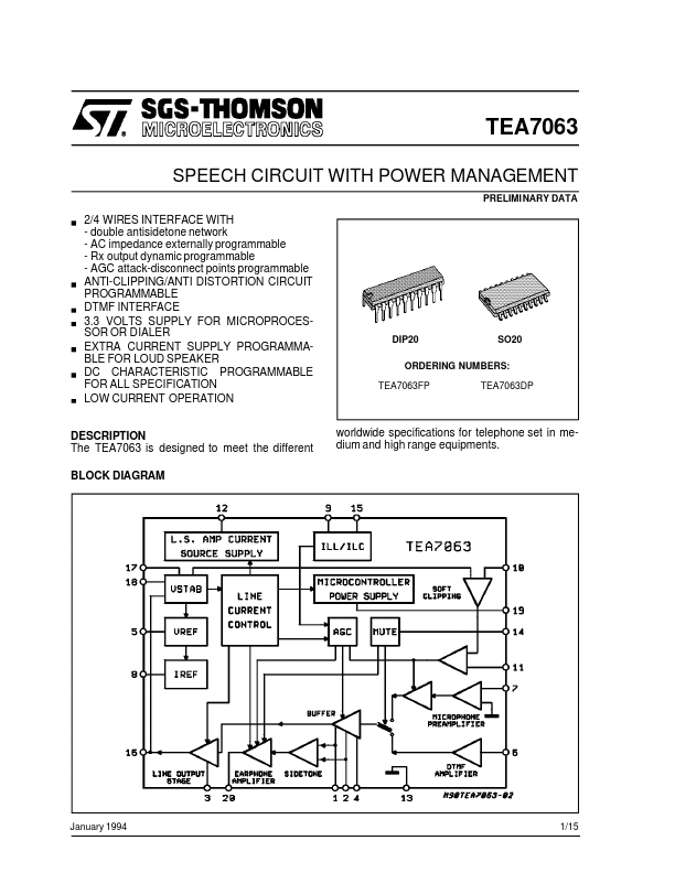 TEA7063