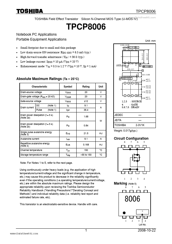 TPCP8006