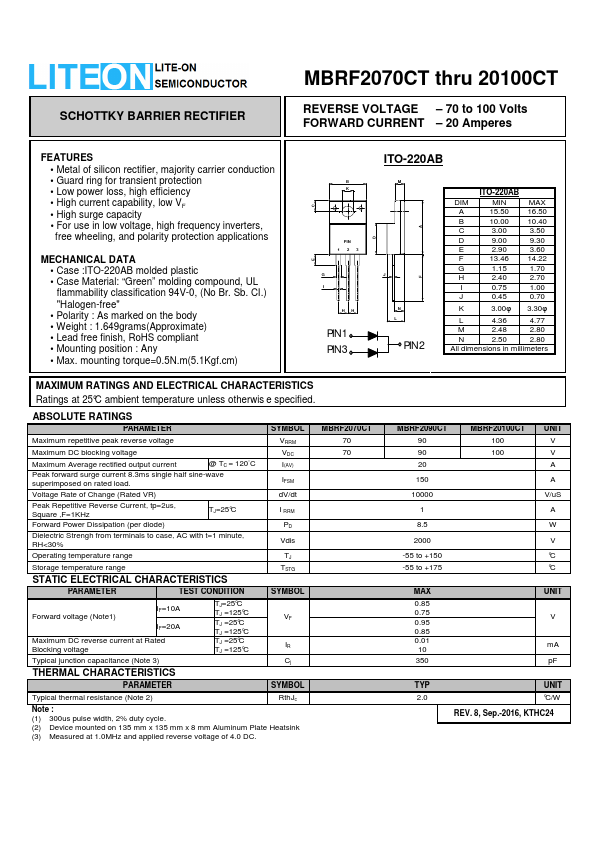 MBRF2090CT