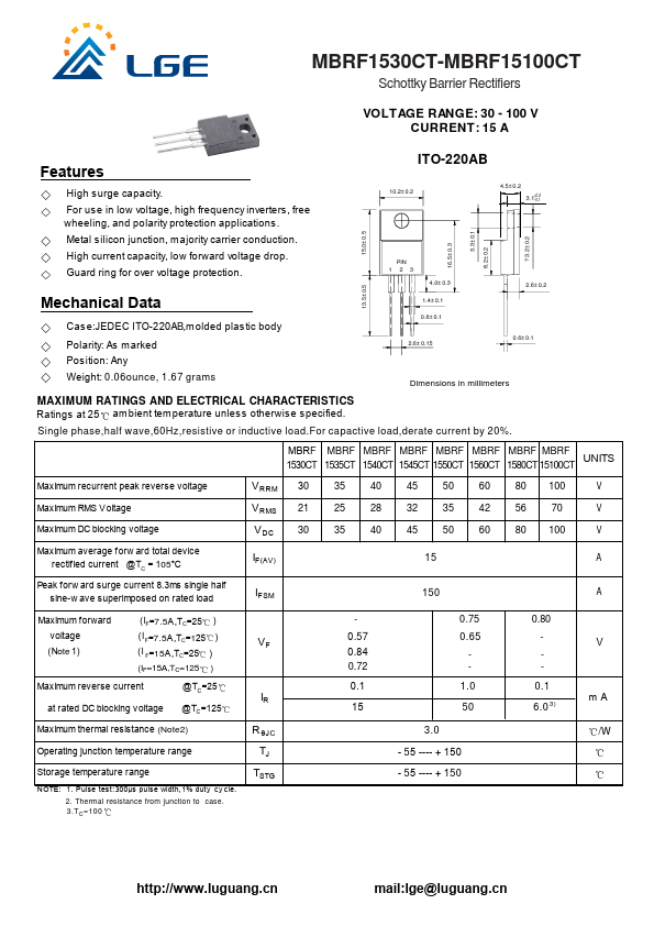 MBRF1530CT