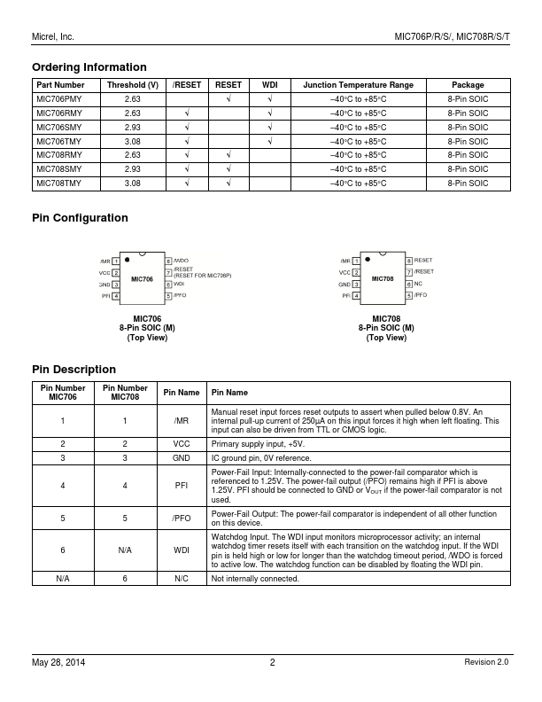 MIC708T