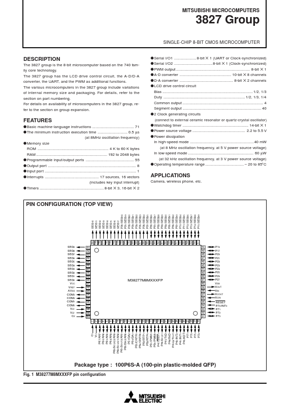 M38279EF-XXXFP