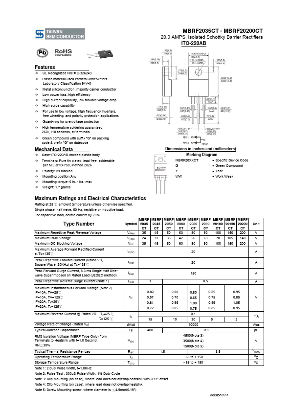 MBRF2035CT