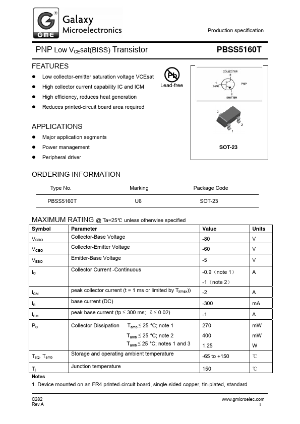 PBSS5160T