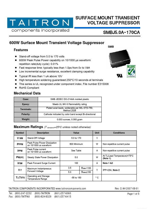 SMBJ8.0A