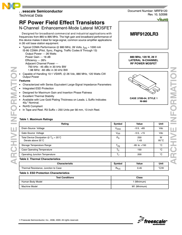 MRF9120LR3