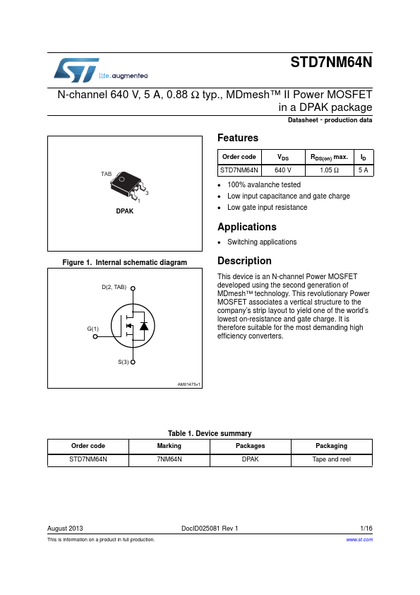 STD7NM64N