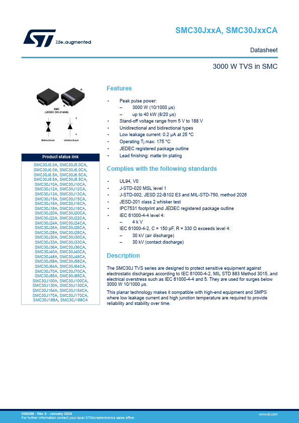 SMC30J100A