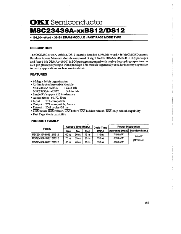 MSC23436A-70DS12