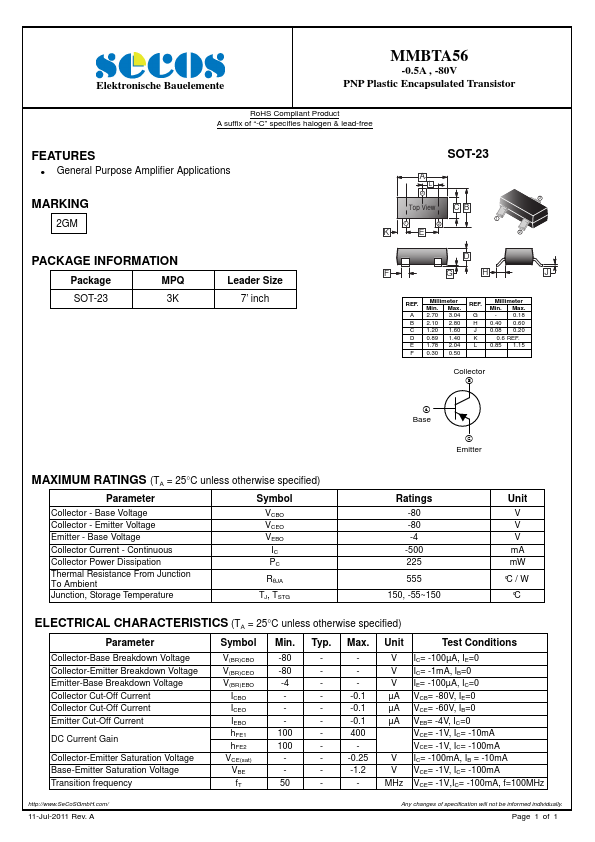 MMBTA56