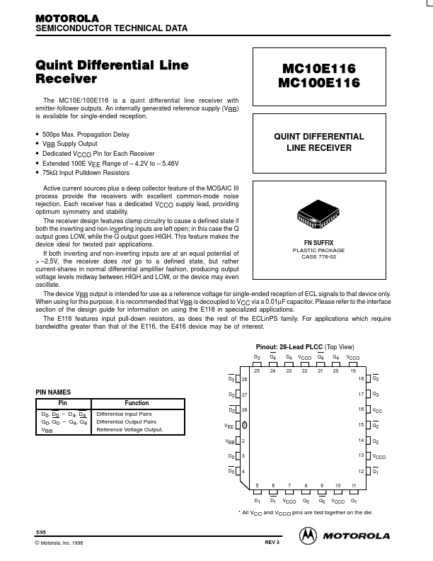 MC10E116