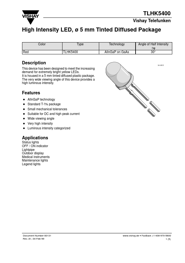 TLHK5400