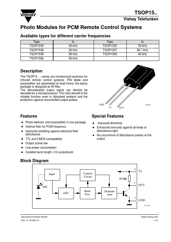 TSOP1530