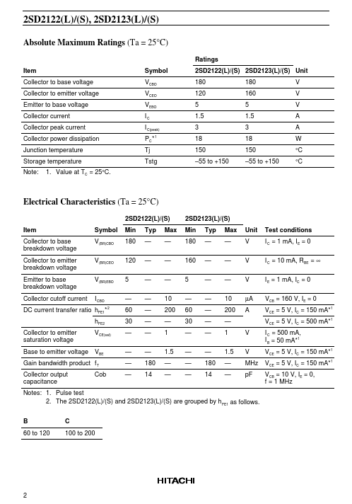 2SD2123S