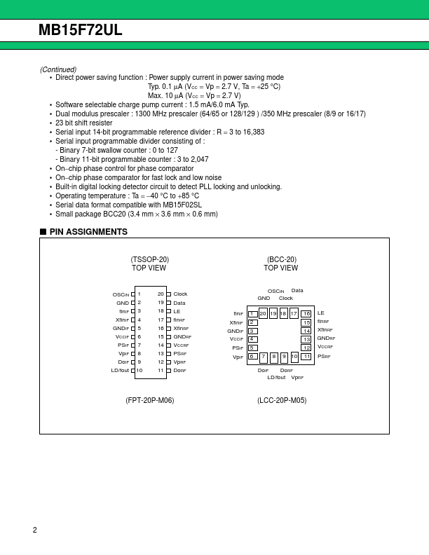 MB15F72UL