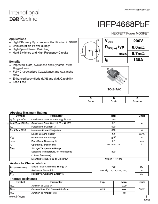 IRFP4668PBF