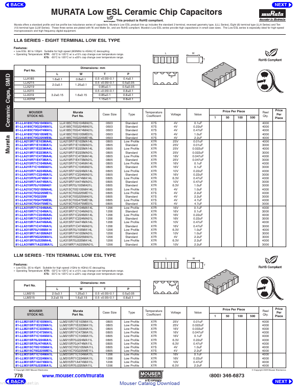 LLA315R71A474MA14L