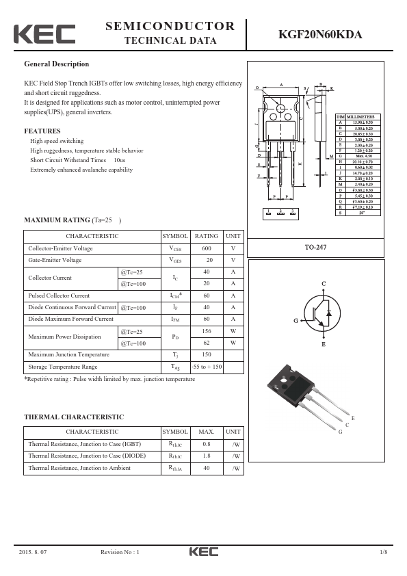 KGF20N60KDA